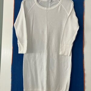 James Perse (standard) made in USA size 0 white